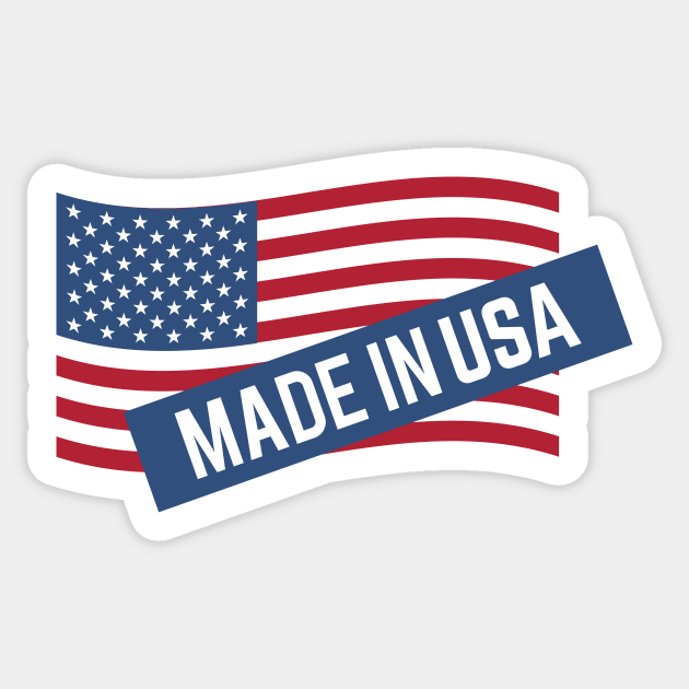 Made in USA - United States of America Sticker by kani